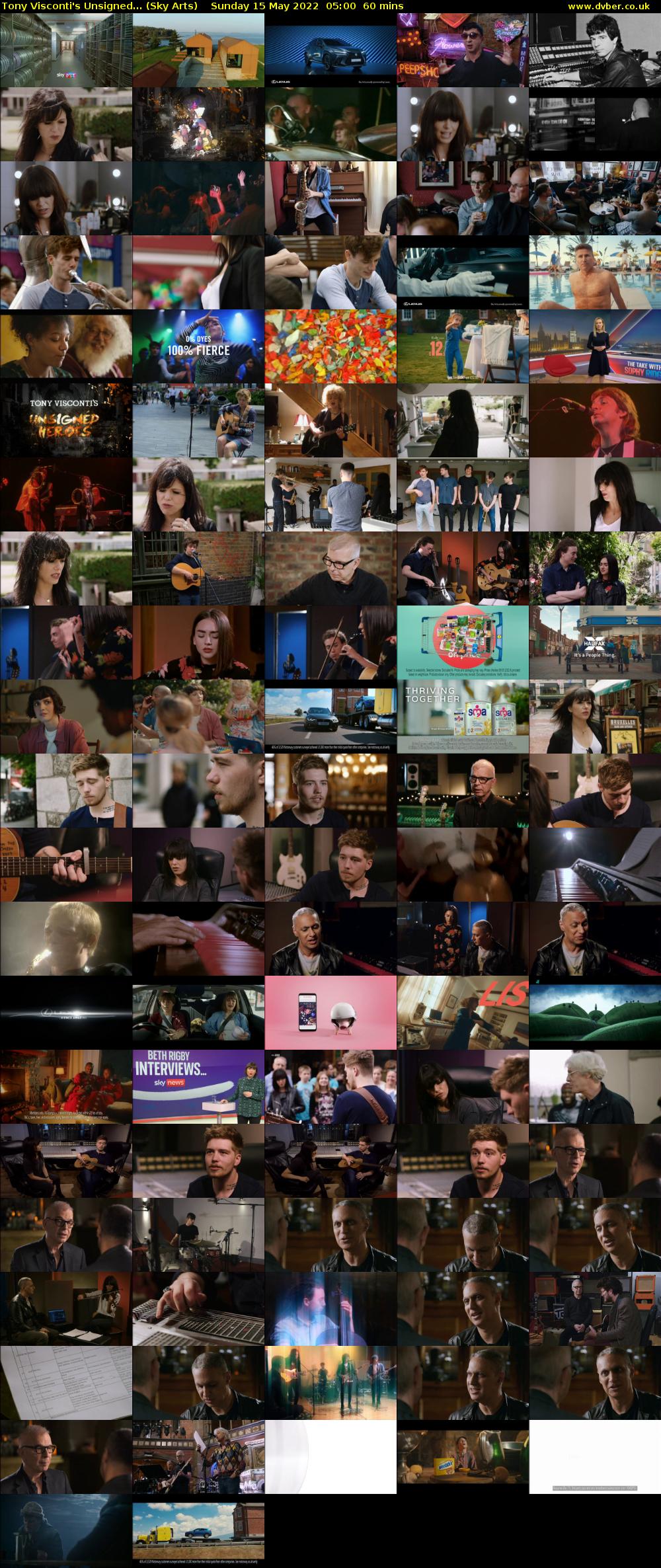 Tony Visconti's Unsigned... (Sky Arts) Sunday 15 May 2022 05:00 - 06:00