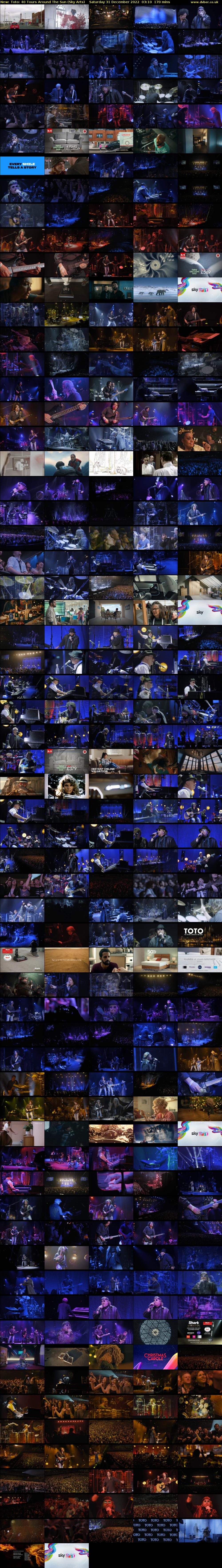 Toto: 40 Tours Around The Sun (Sky Arts) Saturday 31 December 2022 03:10 - 06:00