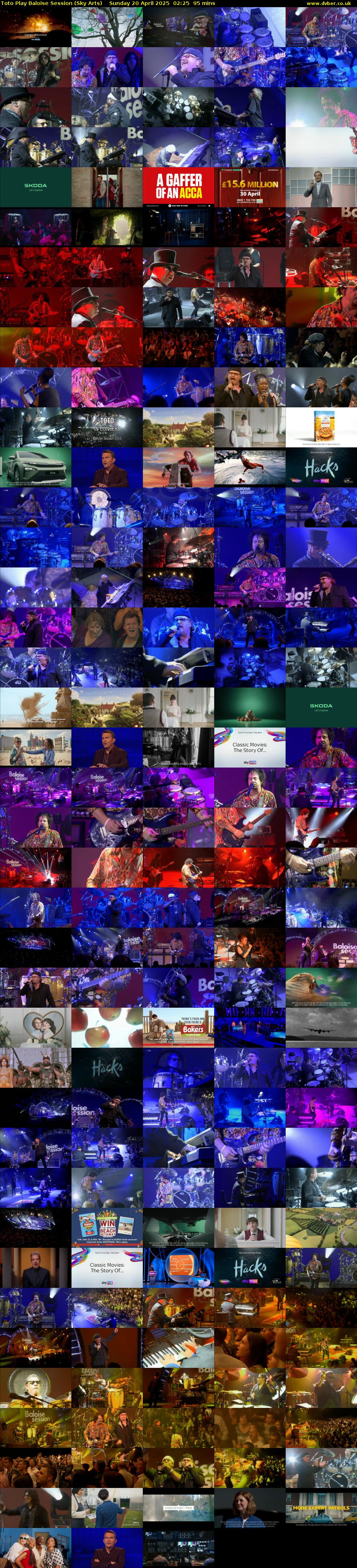 Toto Play Baloise Session (Sky Arts) Sunday 20 April 2025 02:25 - 04:00