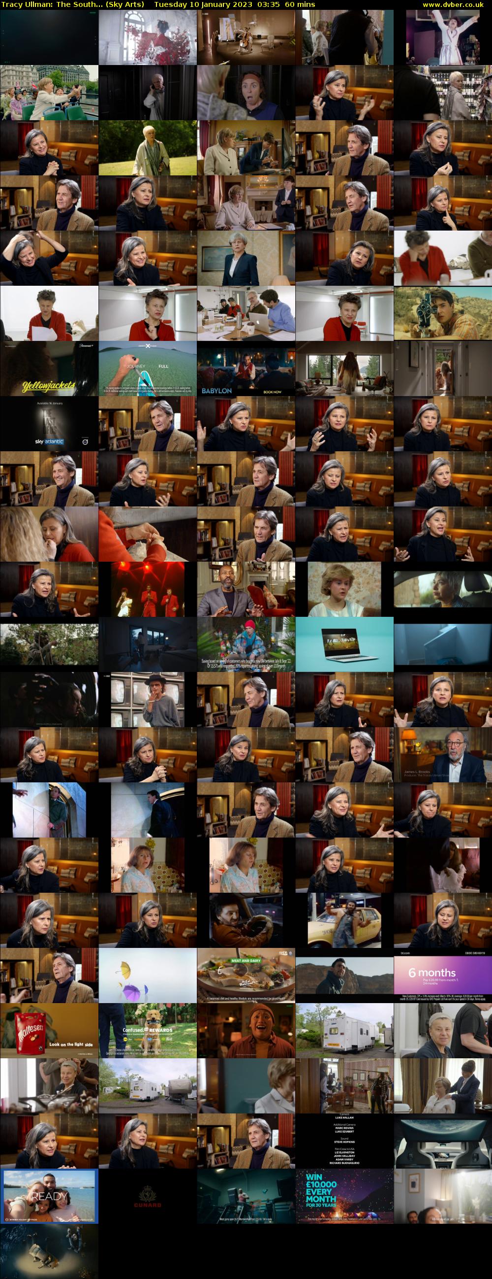 Tracy Ullman: The South... (Sky Arts) Tuesday 10 January 2023 03:35 - 04:35