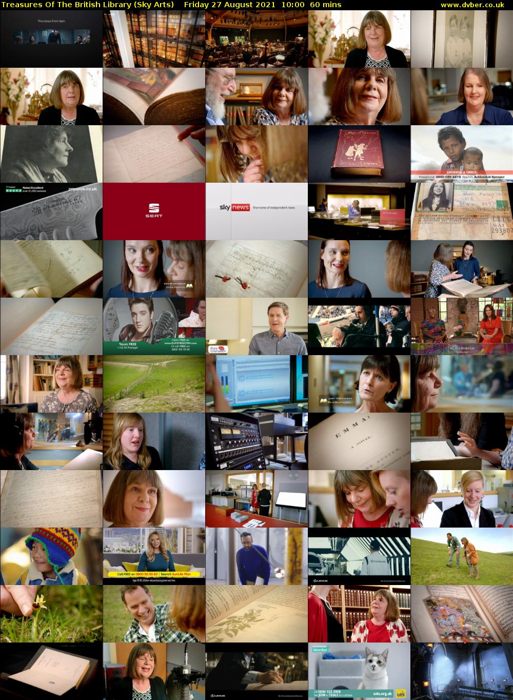 Treasures Of The British Library (Sky Arts) Friday 27 August 2021 11:00 - 12:00