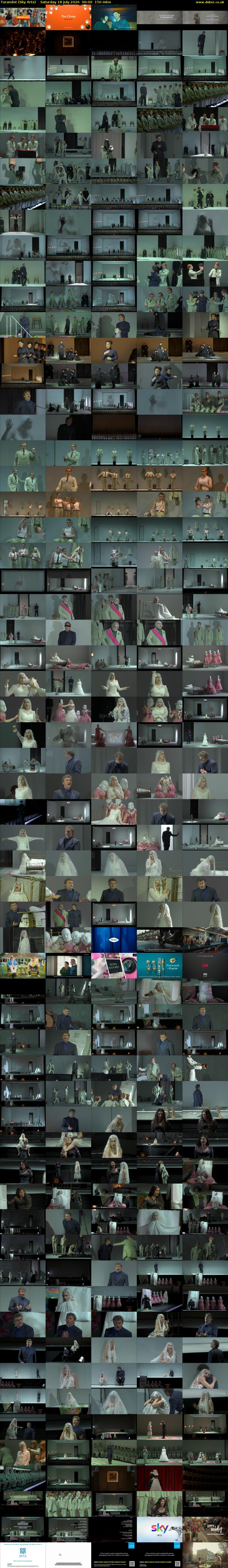 Turandot (Sky Arts) Saturday 18 July 2026 06:00 - 08:30