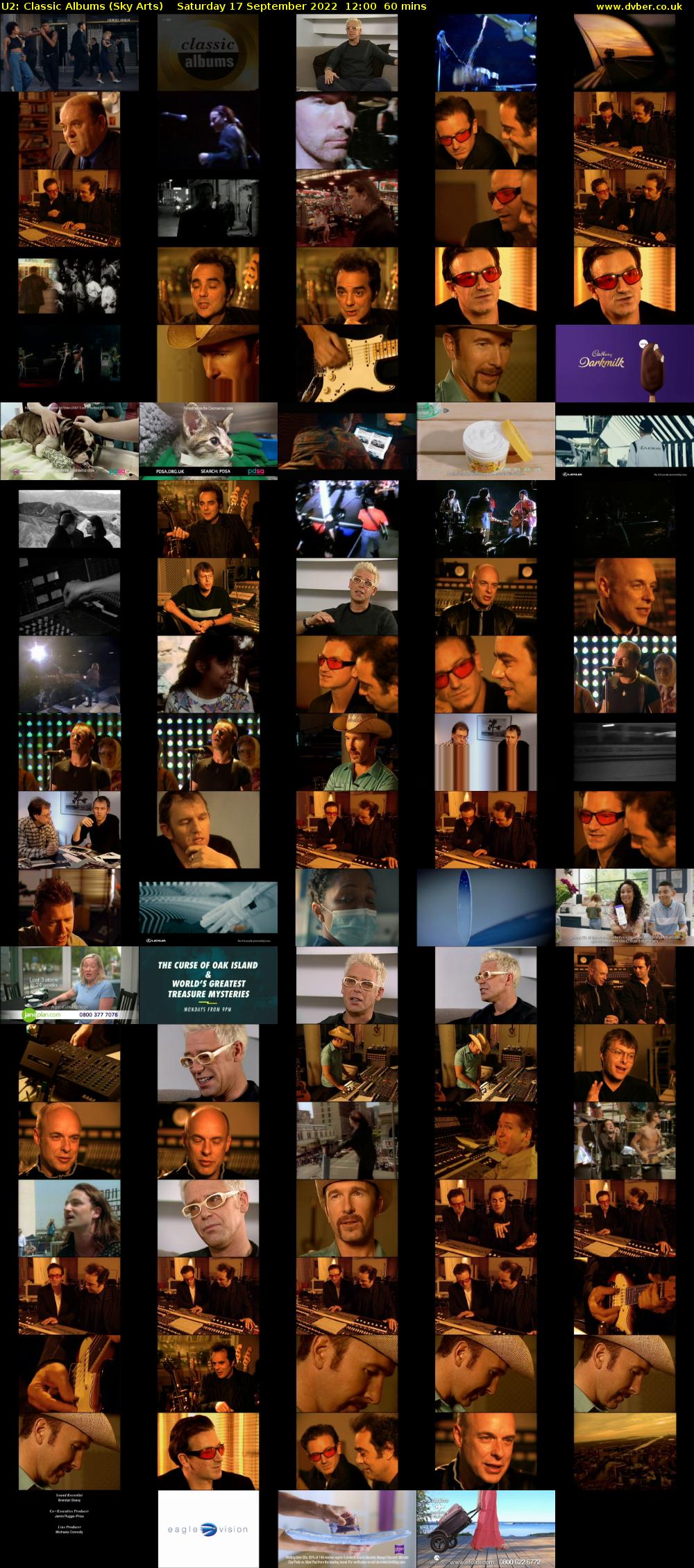 U2: Classic Albums (Sky Arts) Saturday 17 September 2022 12:00 - 13:00