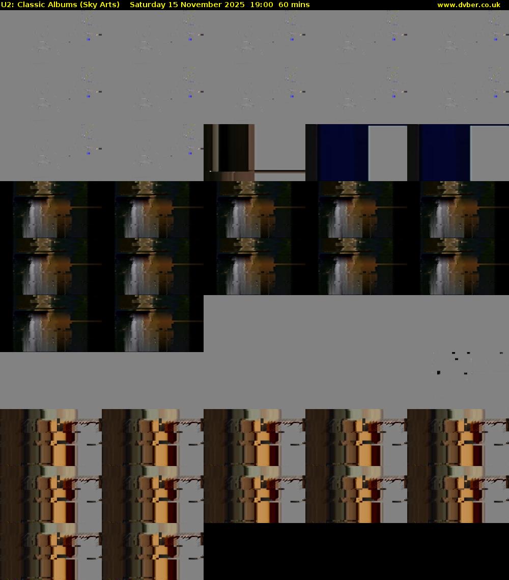 U2: Classic Albums (Sky Arts) Saturday 15 November 2025 19:00 - 20:00