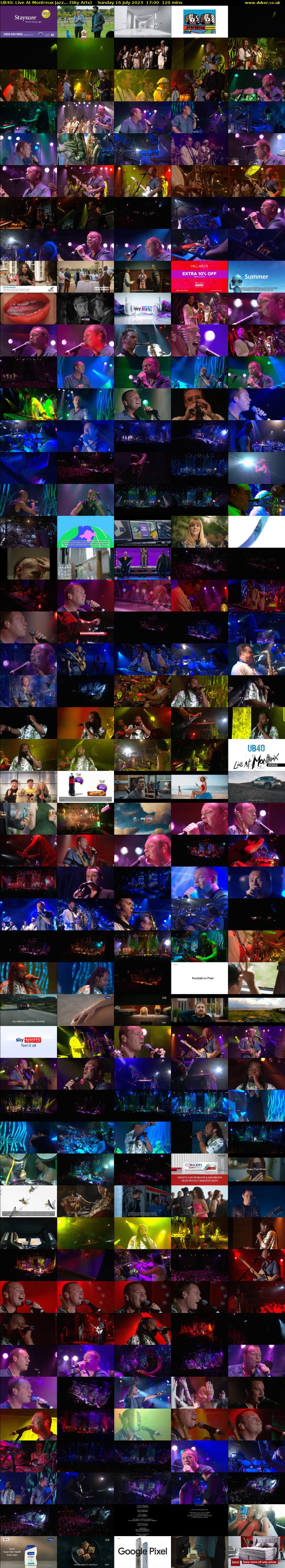 UB40: Live At Montreux Jazz... (Sky Arts) Sunday 16 July 2023 17:00 - 19:00
