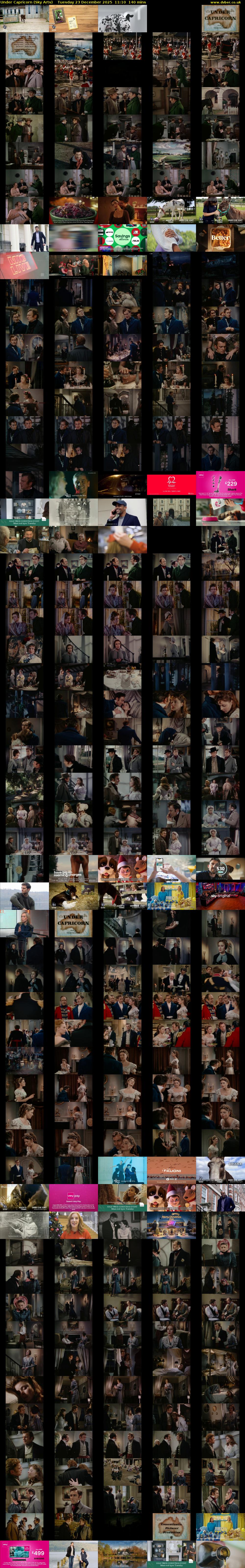 Under Capricorn (Sky Arts) Tuesday 23 December 2025 11:10 - 13:30