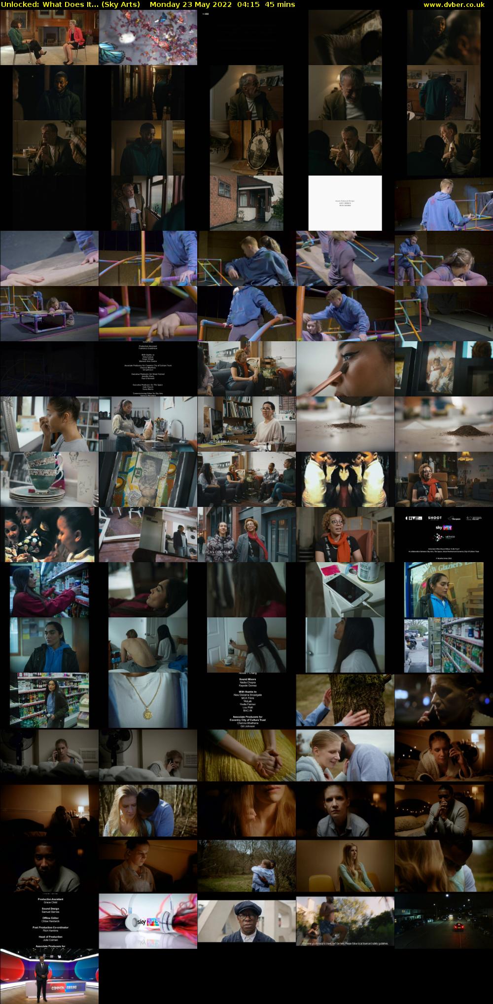 Unlocked: What Does It... (Sky Arts) Monday 23 May 2022 04:15 - 05:00