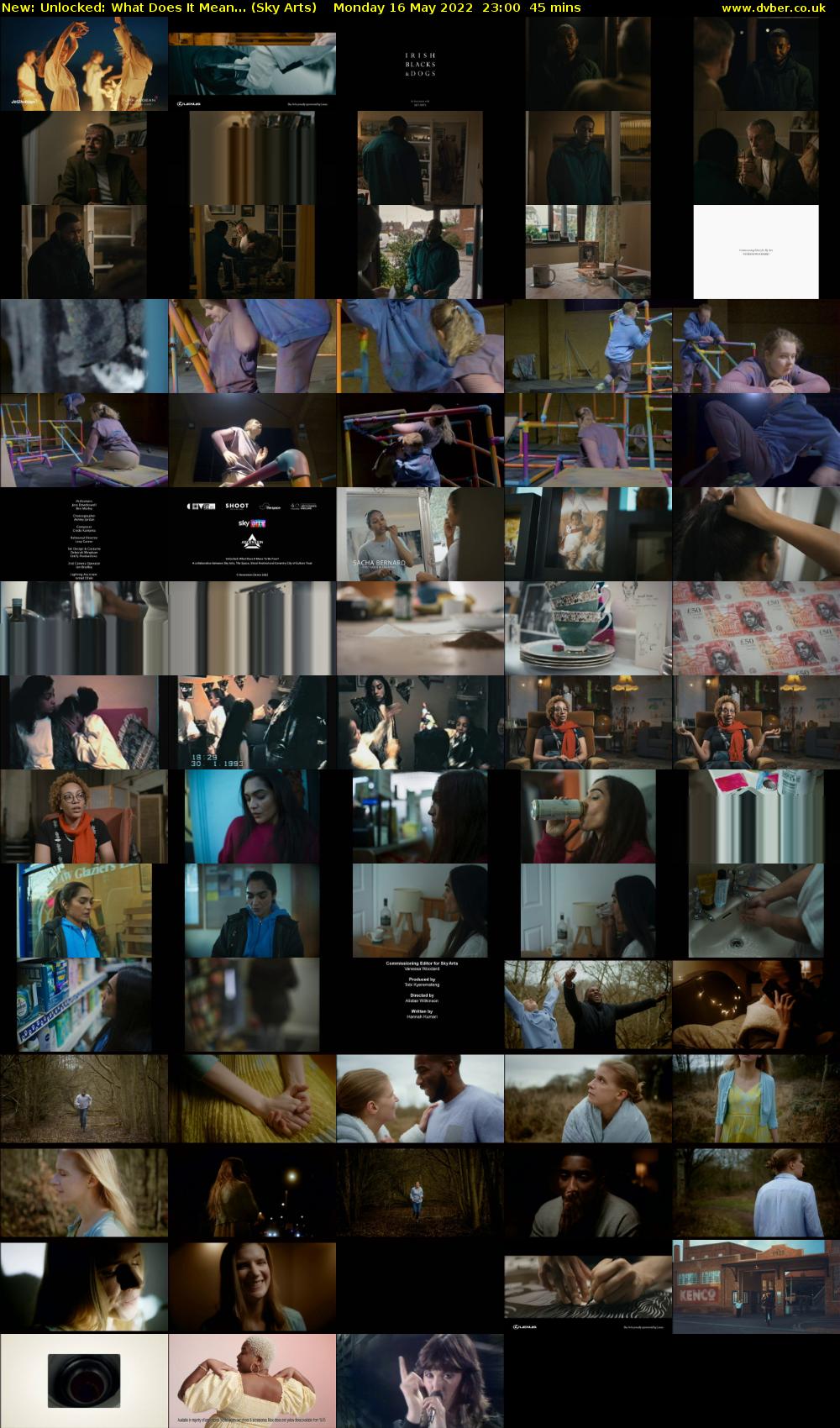 Unlocked: What Does It Mean... (Sky Arts) Monday 16 May 2022 23:00 - 23:45