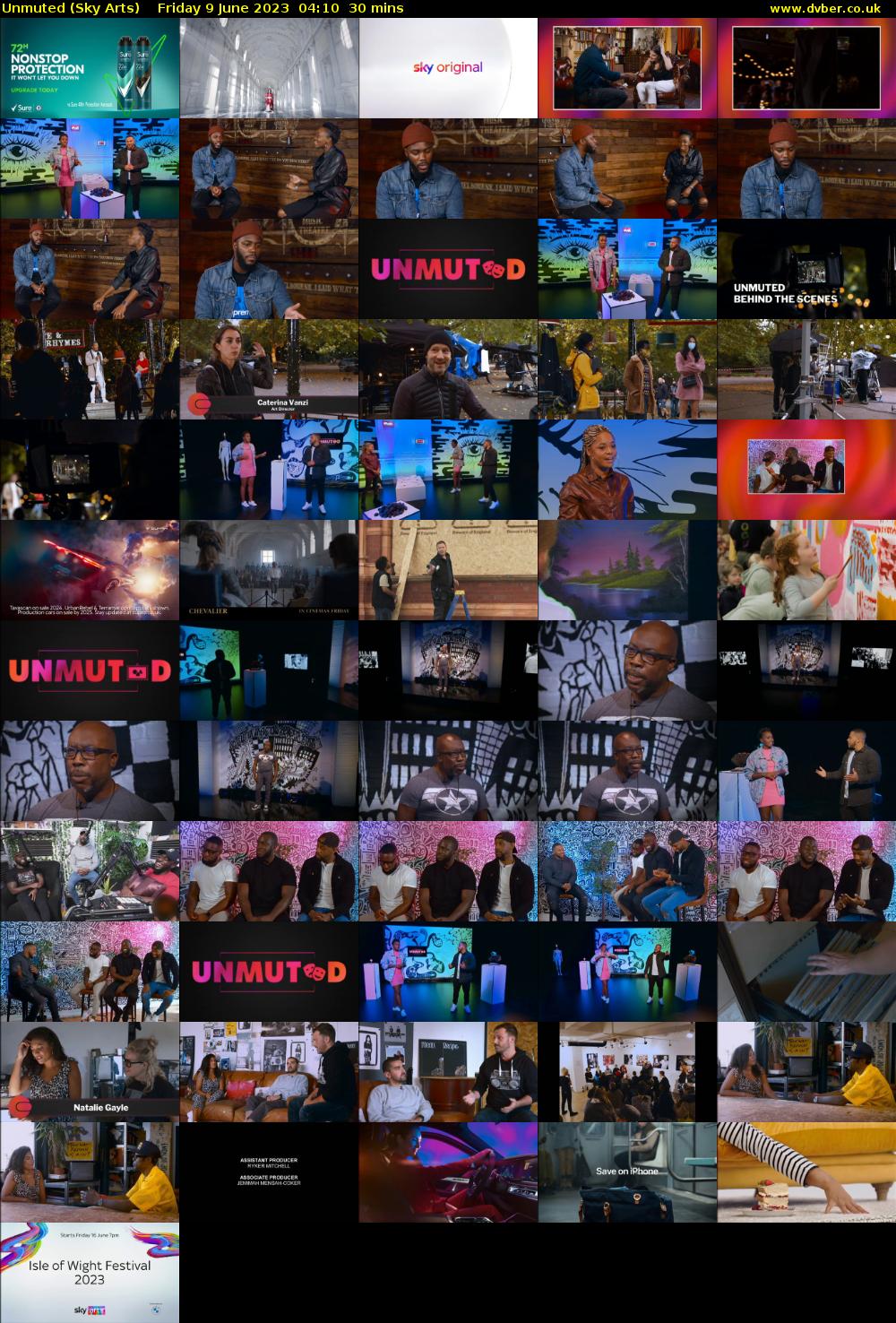 Unmuted (Sky Arts) Friday 9 June 2023 04:10 - 04:40