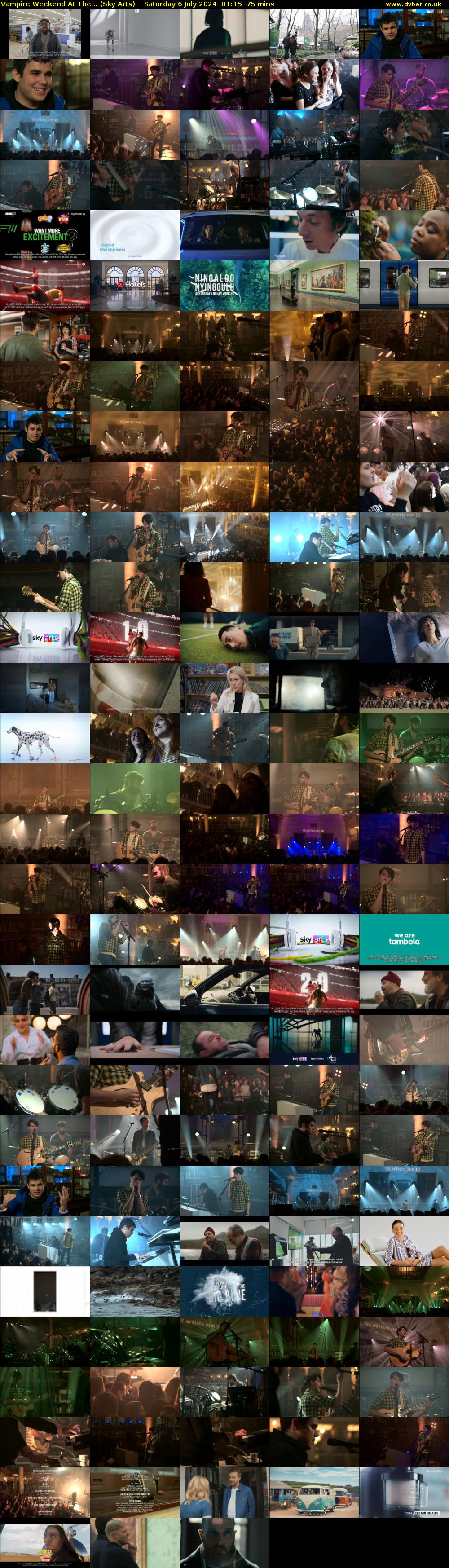 Vampire Weekend At The... (Sky Arts) Saturday 6 July 2024 01:15 - 02:30