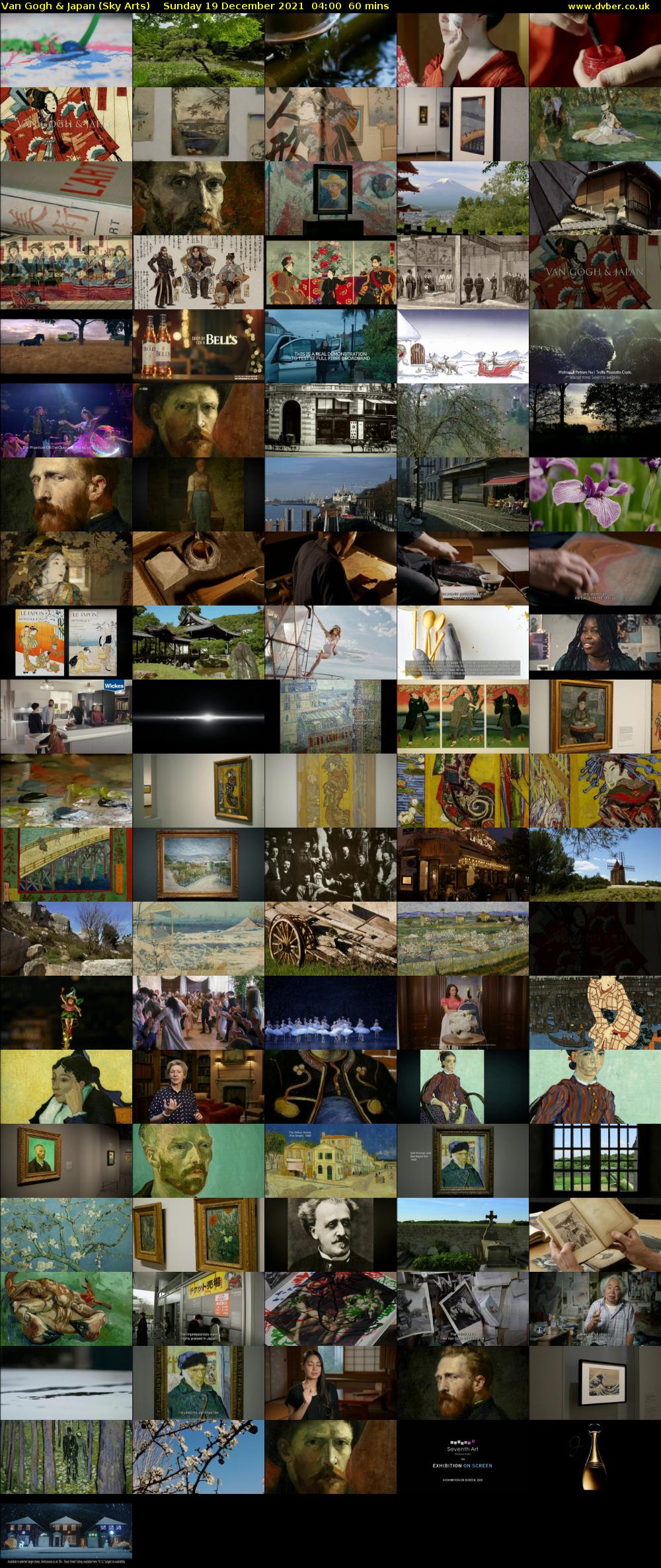 Van Gogh & Japan (Sky Arts) Sunday 19 December 2021 04:00 - 05:00