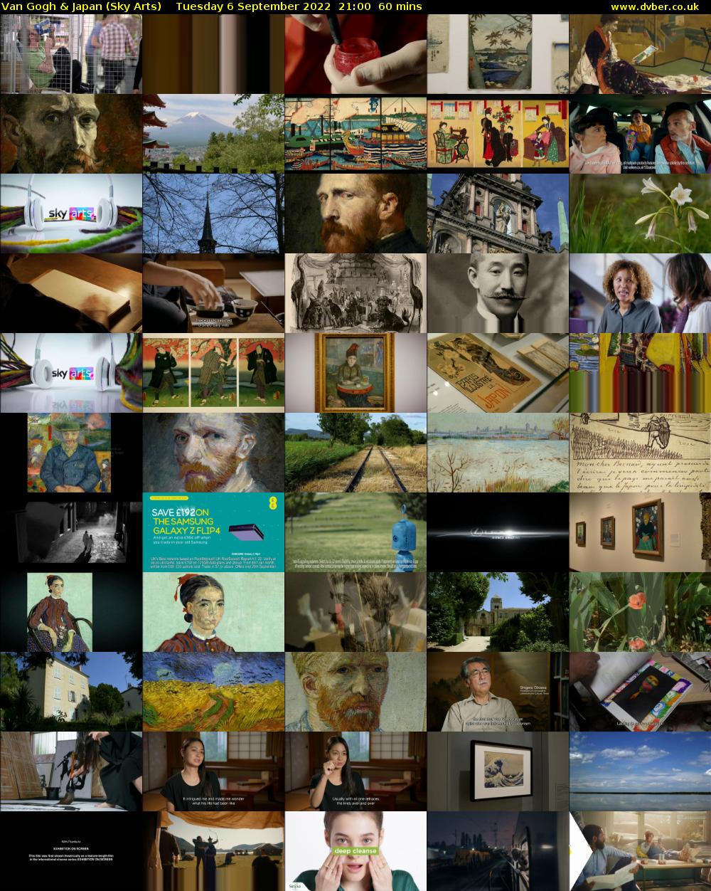 Van Gogh & Japan (Sky Arts) Tuesday 6 September 2022 21:00 - 22:00