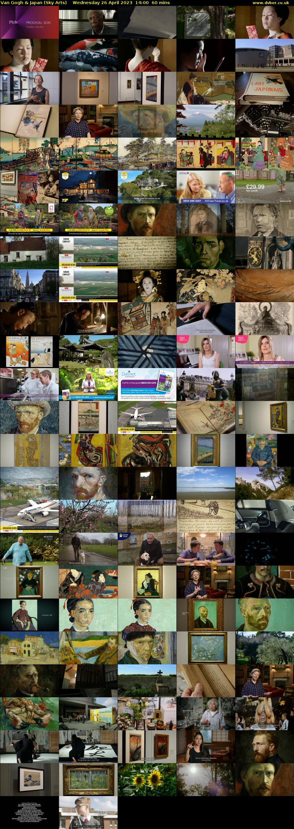 Van Gogh & Japan (Sky Arts) Wednesday 26 April 2023 14:00 - 15:00