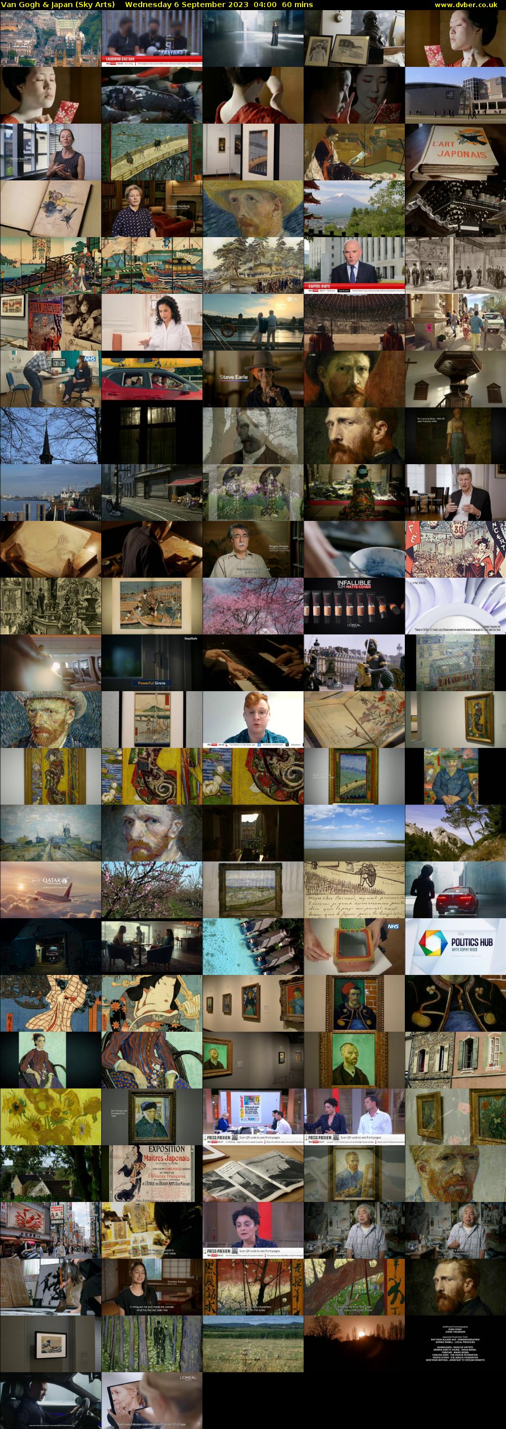 Van Gogh & Japan (Sky Arts) Wednesday 6 September 2023 04:00 - 05:00
