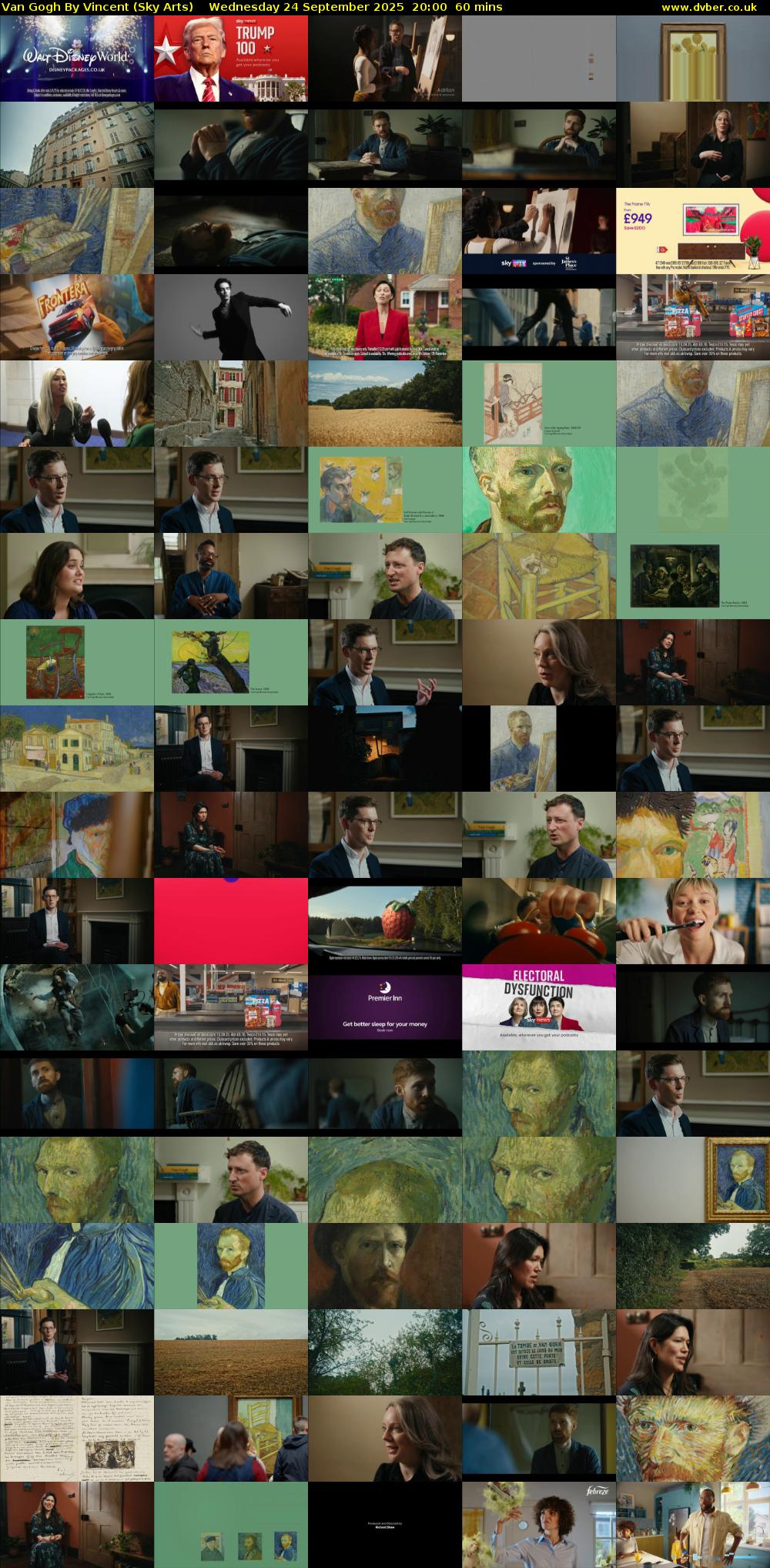 Van Gogh By Vincent (Sky Arts) Wednesday 24 September 2025 20:00 - 21:00
