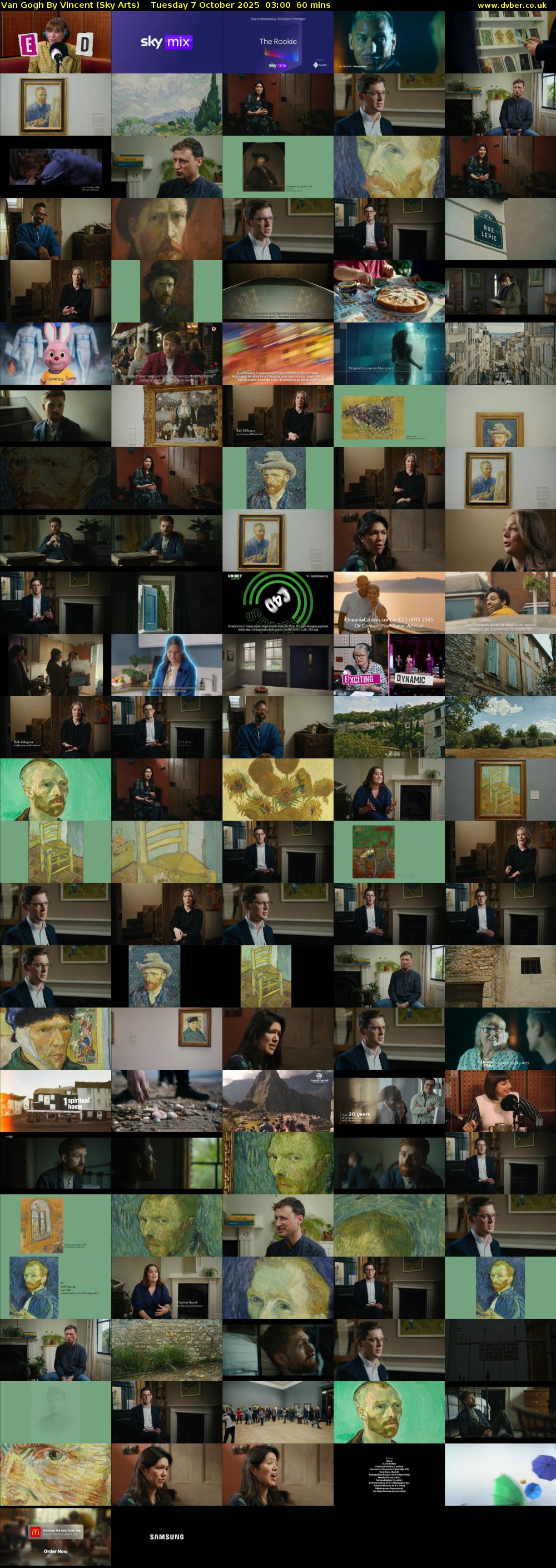 Van Gogh By Vincent (Sky Arts) Tuesday 7 October 2025 03:00 - 04:00