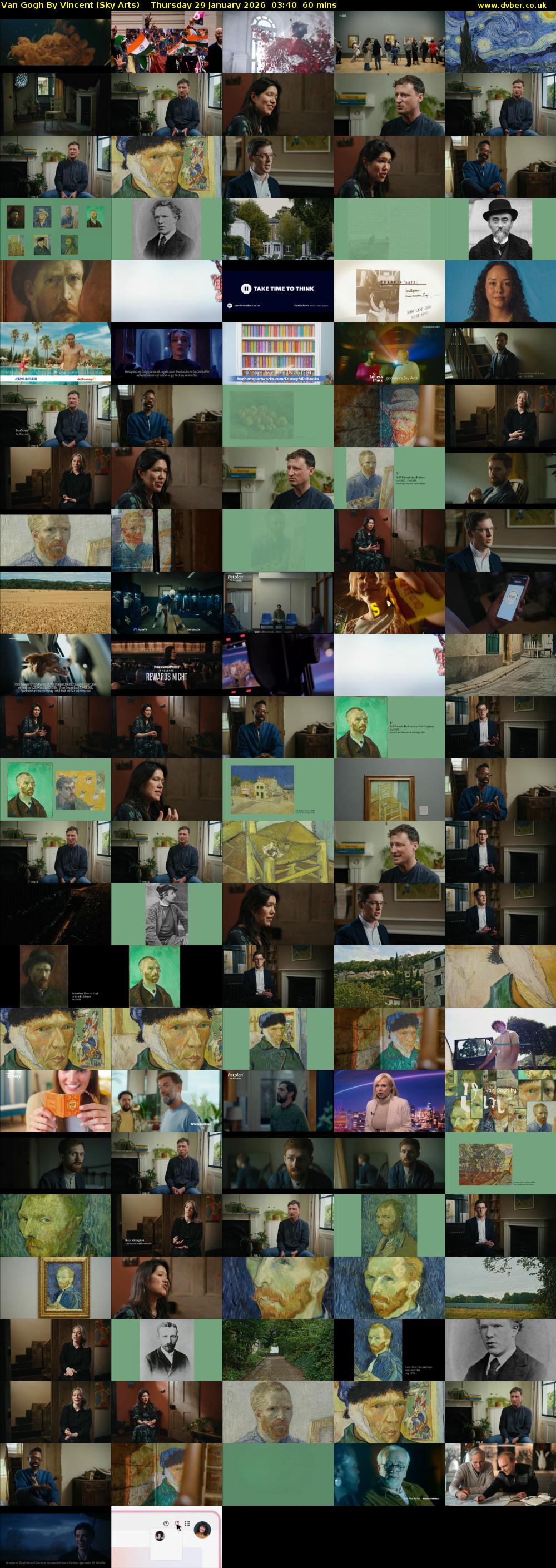 Van Gogh By Vincent (Sky Arts) Thursday 29 January 2026 03:40 - 04:40