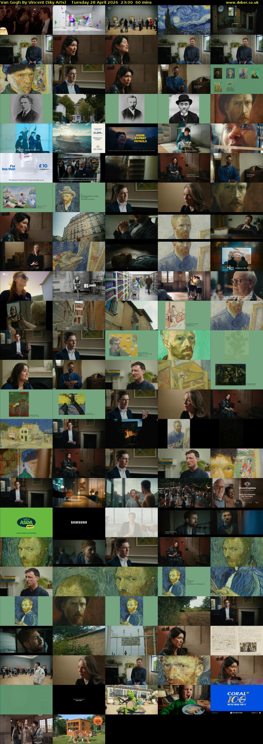 Van Gogh By Vincent (Sky Arts) Tuesday 28 April 2026 23:00 - 00:00