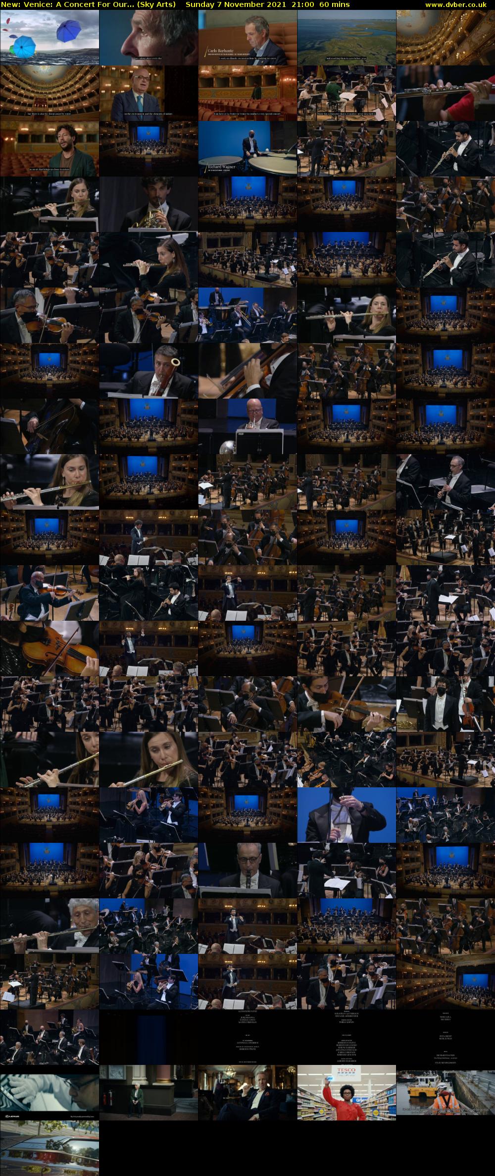 Venice: A Concert For Our... (Sky Arts) Sunday 7 November 2021 21:00 - 22:00