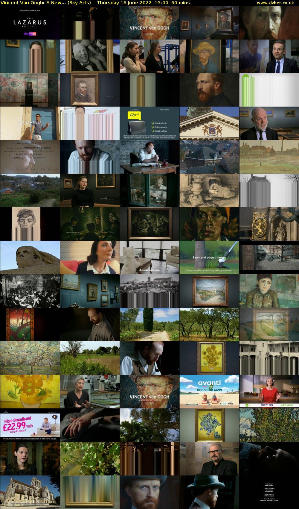 Vincent Van Gogh: A New... (Sky Arts) Thursday 16 June 2022 15:00 - 16:00