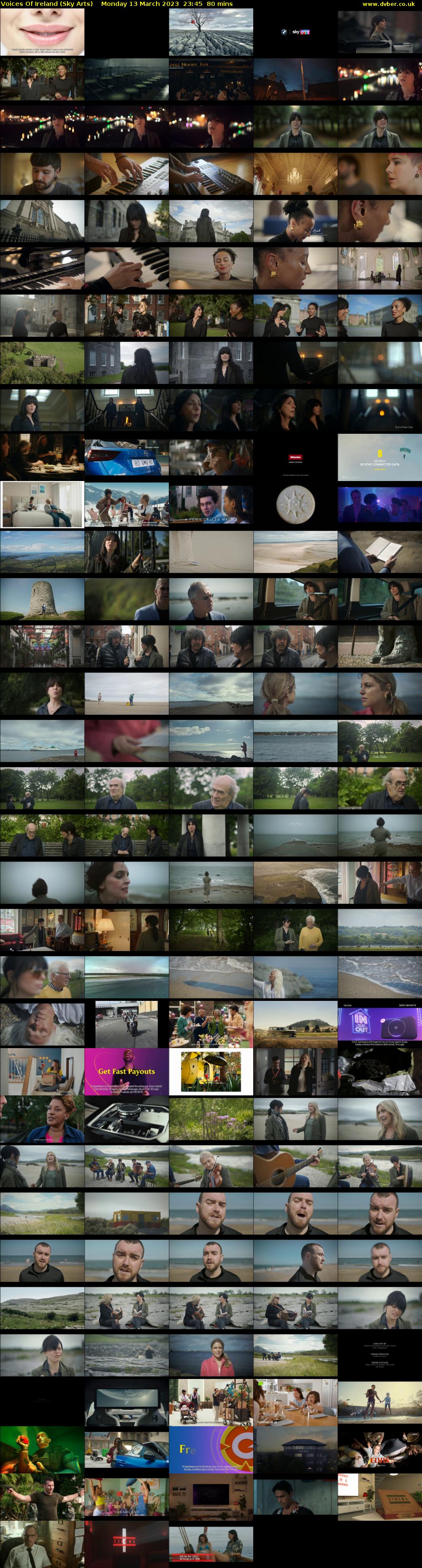 Voices Of Ireland (Sky Arts) Monday 13 March 2023 23:45 - 01:05
