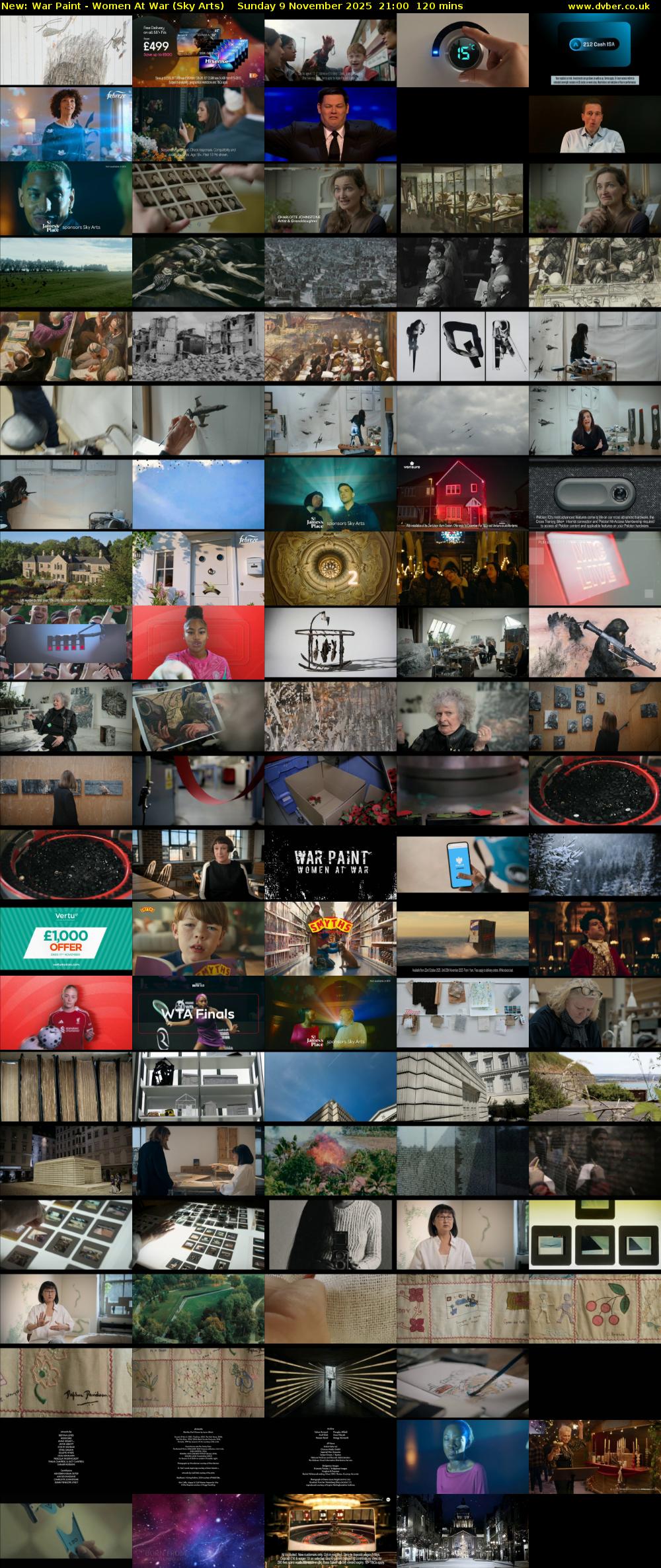 War Paint - Women At War (Sky Arts) Sunday 9 November 2025 21:00 - 23:00