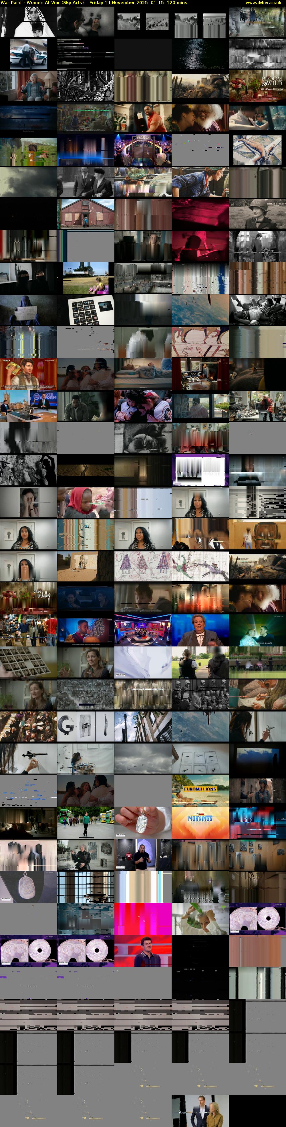 War Paint - Women At War (Sky Arts) Friday 14 November 2025 01:15 - 03:15