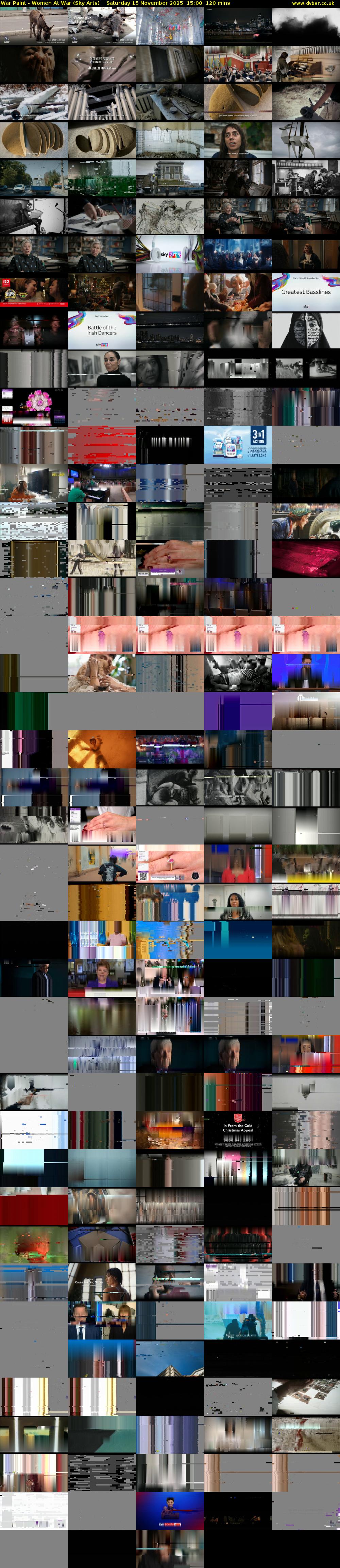 War Paint - Women At War (Sky Arts) Saturday 15 November 2025 15:00 - 17:00