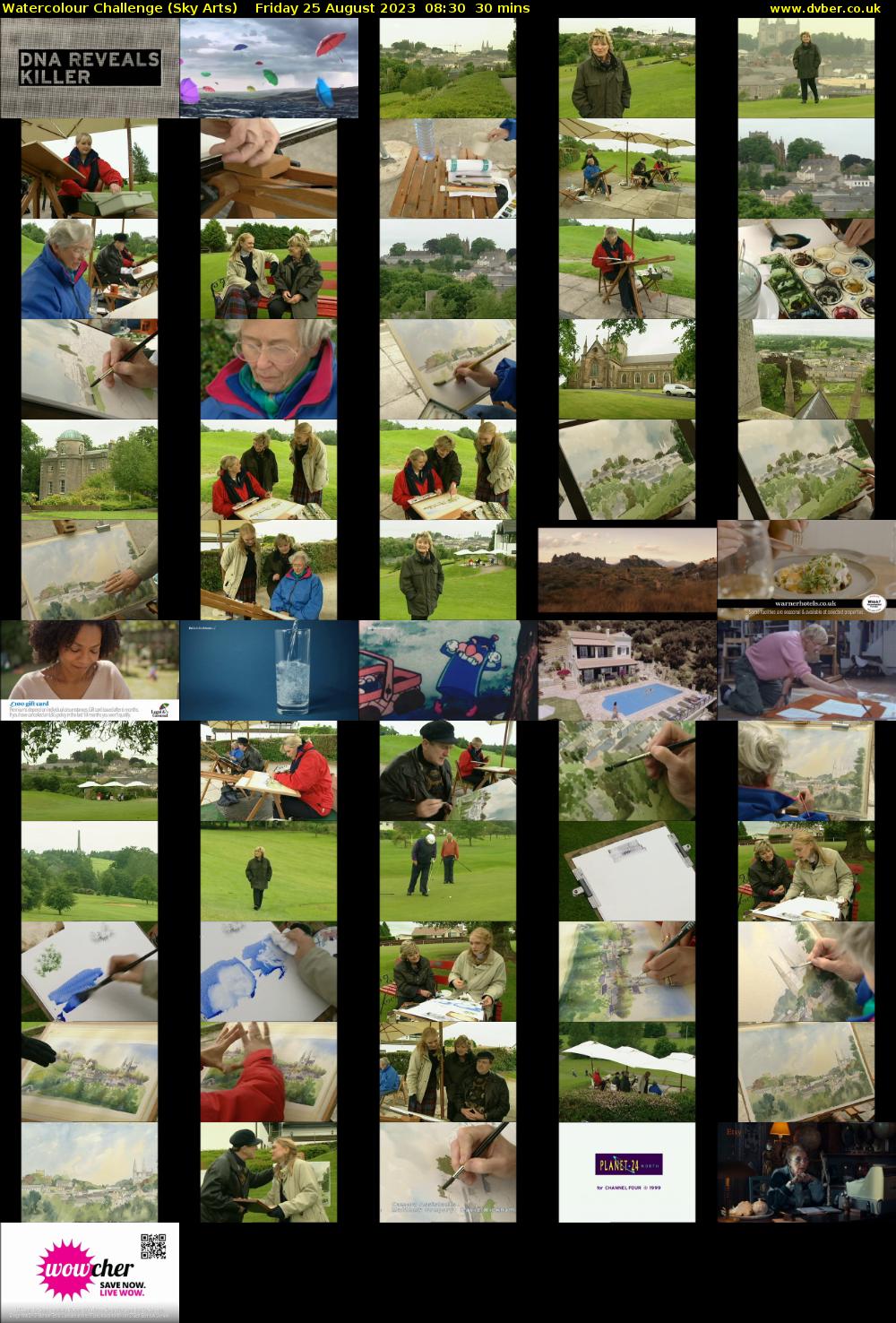 Watercolour Challenge (Sky Arts) Friday 25 August 2023 08:30 - 09:00