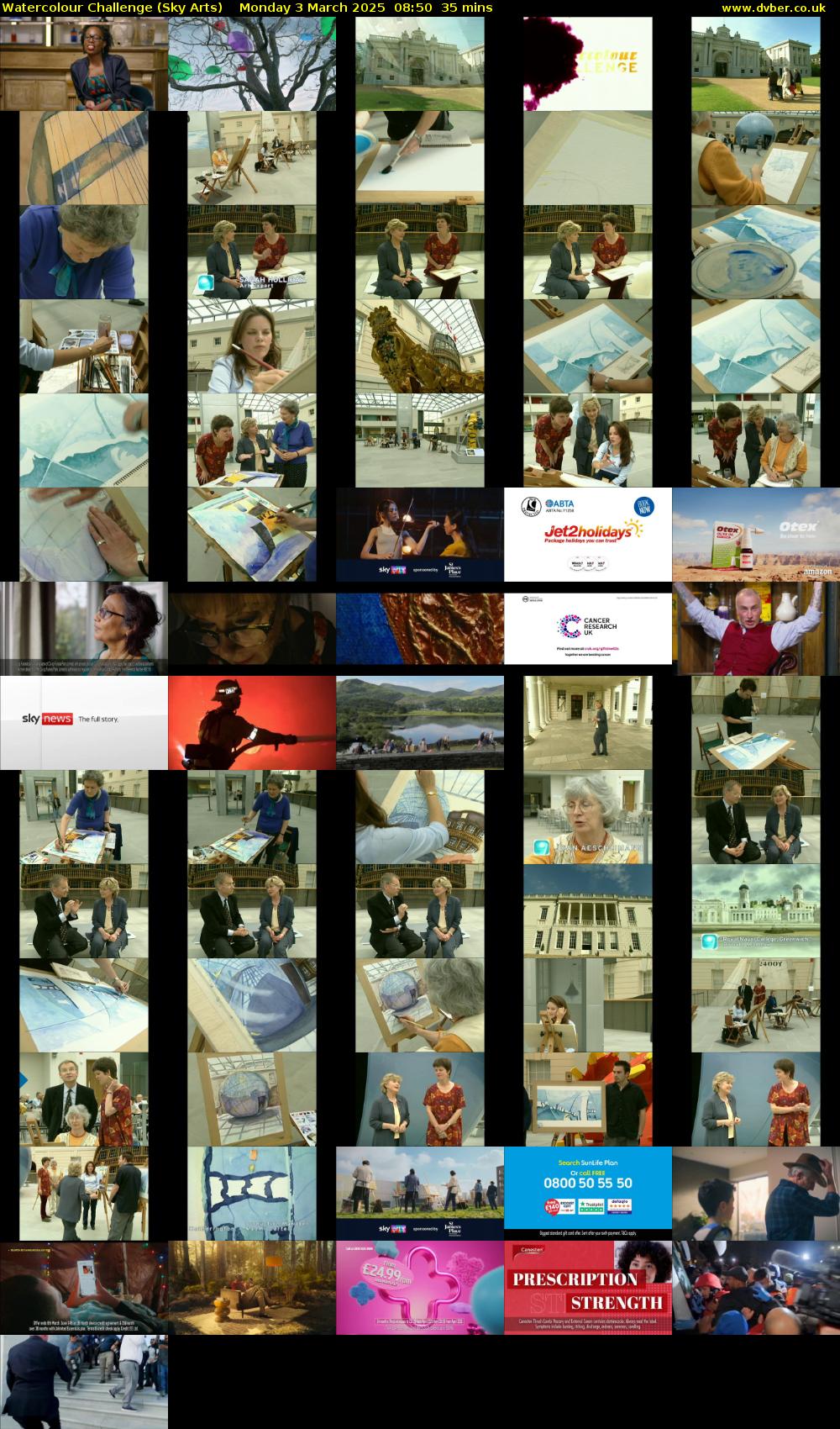 Watercolour Challenge (Sky Arts) Monday 3 March 2025 08:50 - 09:25