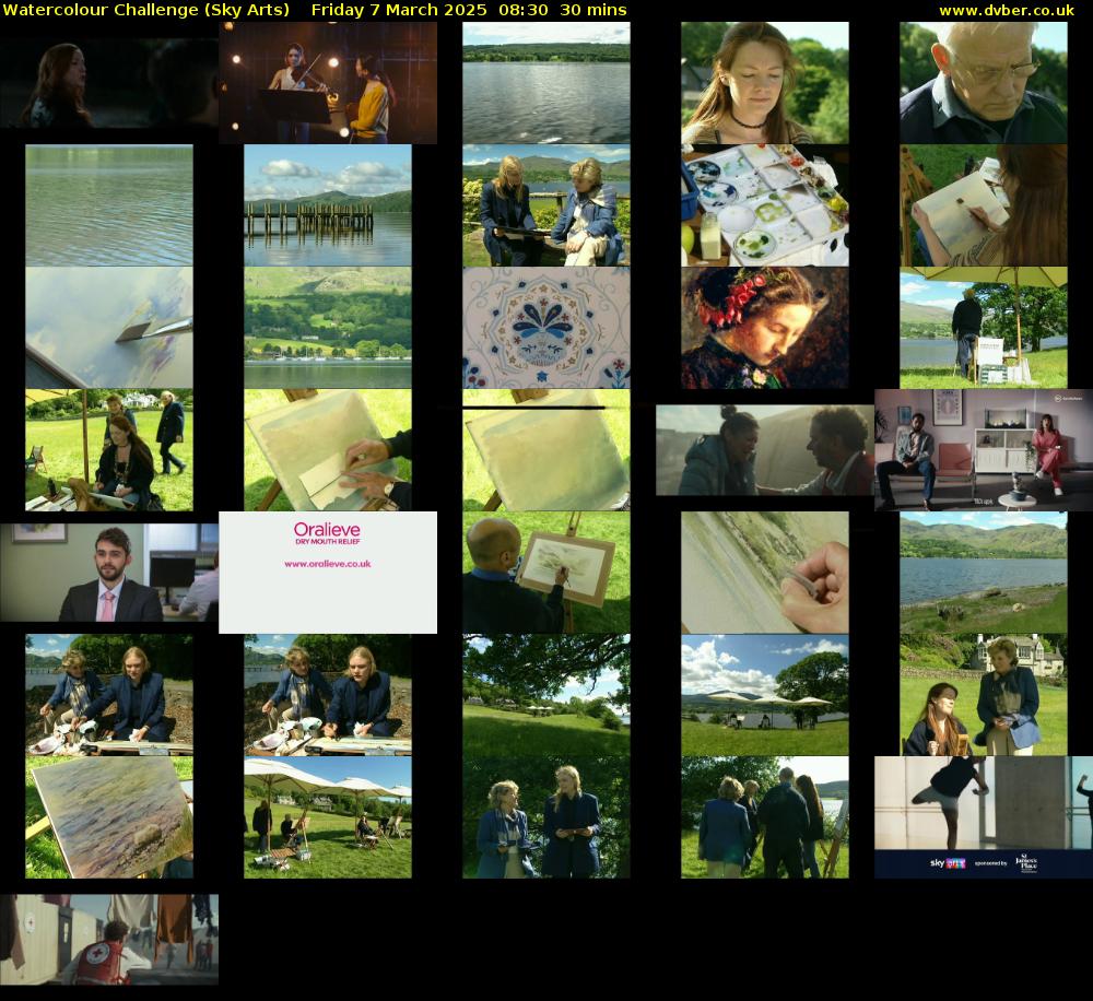 Watercolour Challenge (Sky Arts) Friday 7 March 2025 08:30 - 09:00
