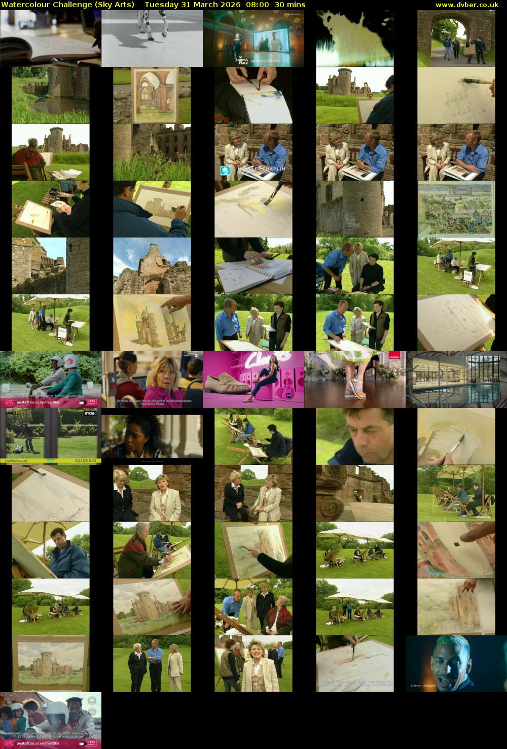 Watercolour Challenge (Sky Arts) Tuesday 31 March 2026 08:00 - 08:30