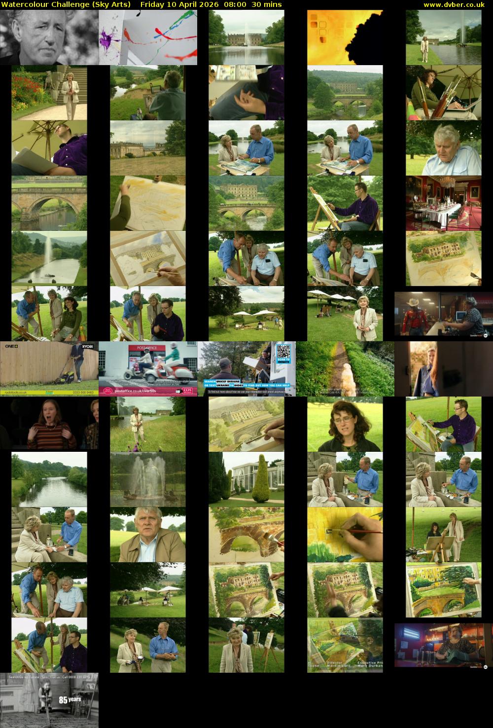 Watercolour Challenge (Sky Arts) Friday 10 April 2026 08:00 - 08:30