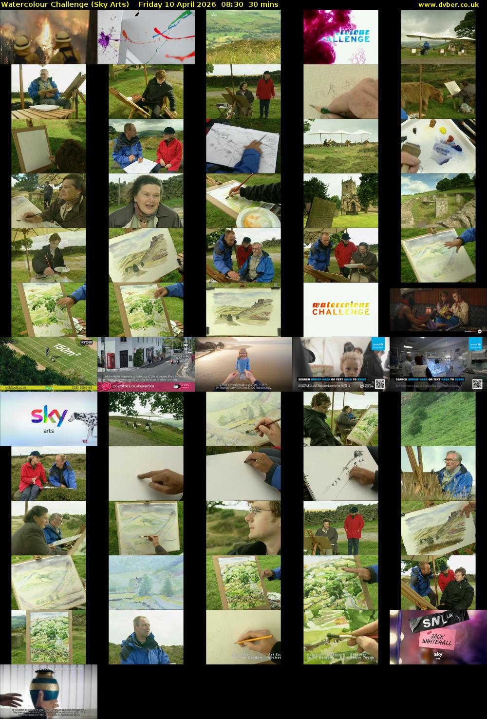Watercolour Challenge (Sky Arts) Friday 10 April 2026 08:30 - 09:00