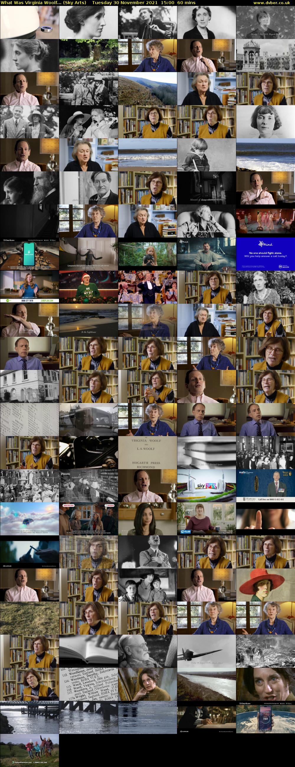 What Was Virginia Woolf... (Sky Arts) Tuesday 30 November 2021 15:00 - 16:00
