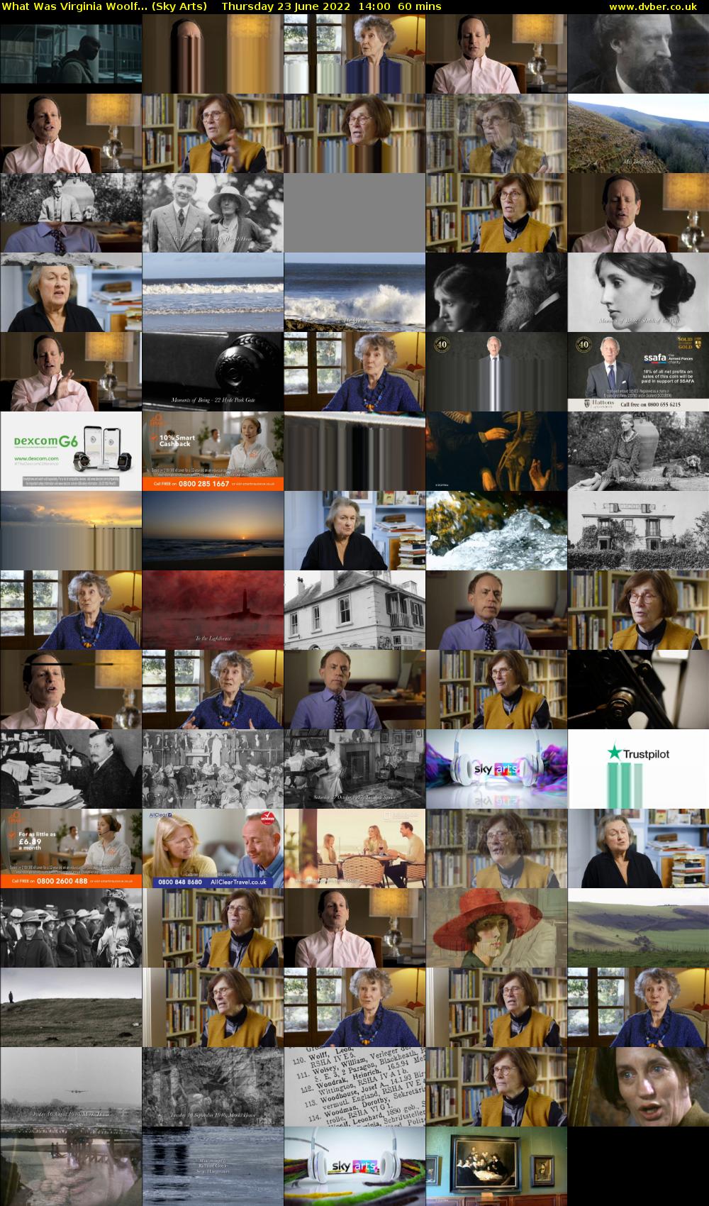 What Was Virginia Woolf... (Sky Arts) Thursday 23 June 2022 14:00 - 15:00