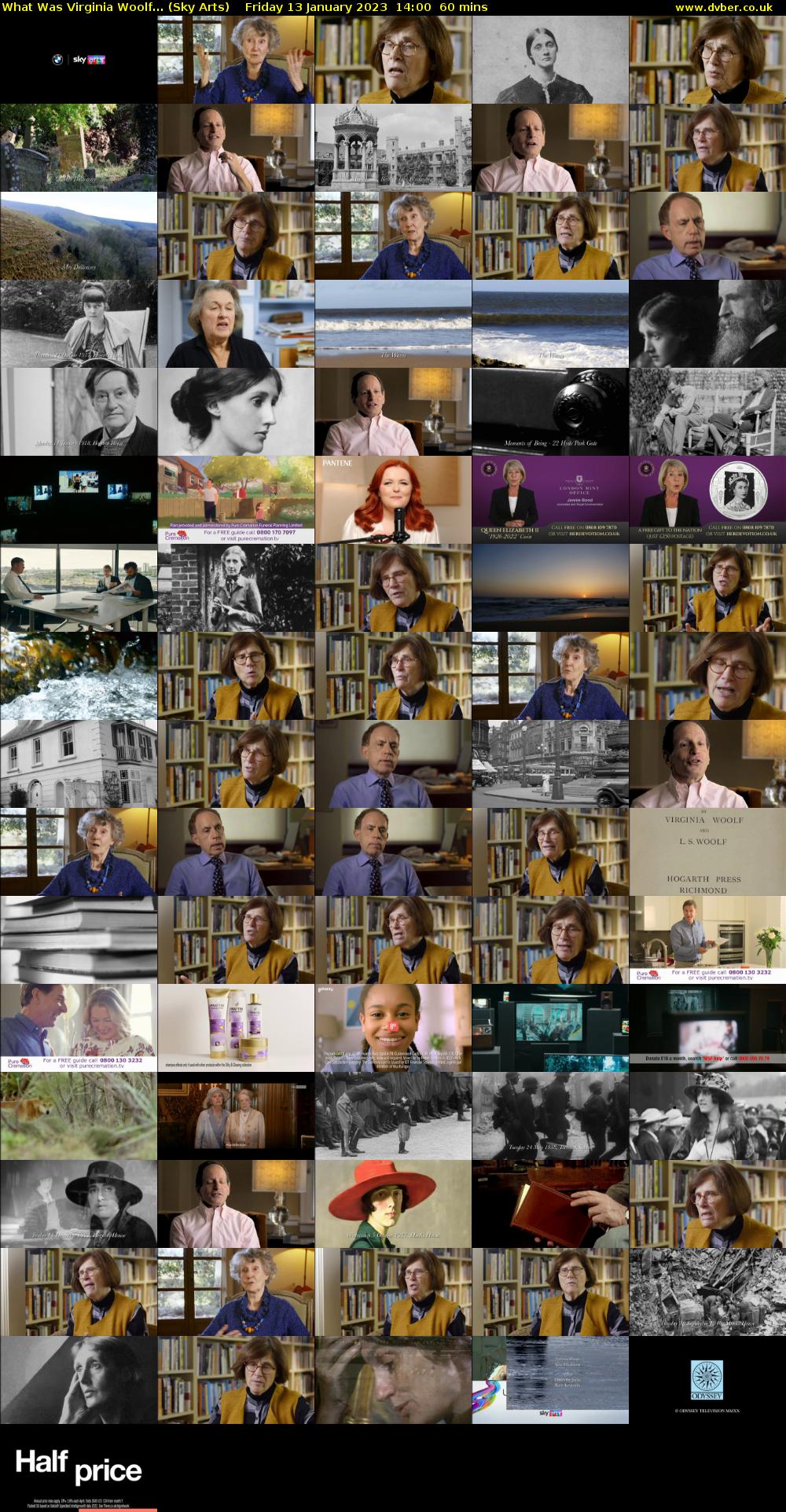 What Was Virginia Woolf... (Sky Arts) Friday 13 January 2023 14:00 - 15:00