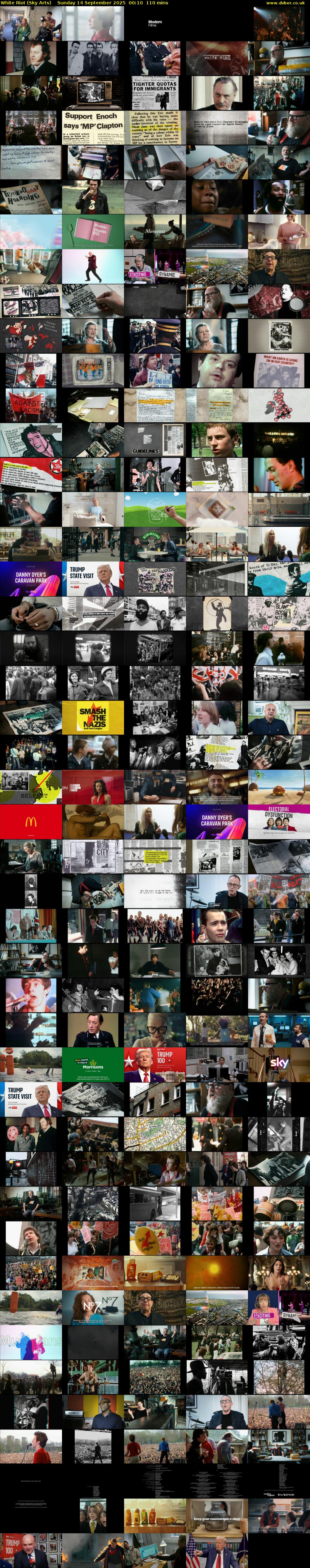 White Riot (Sky Arts) Sunday 14 September 2025 00:10 - 02:00