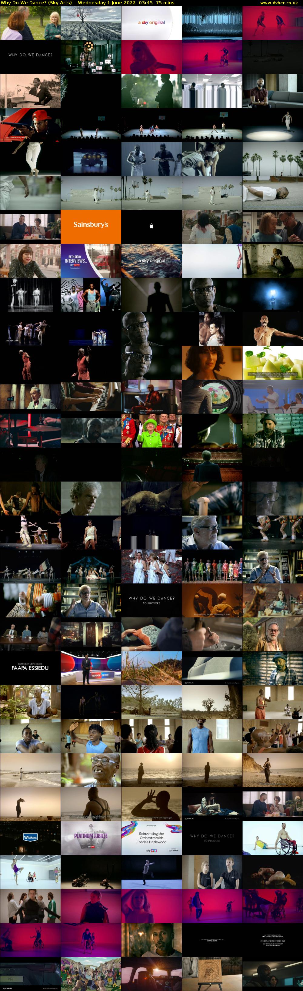 Why Do We Dance? (Sky Arts) Wednesday 1 June 2022 03:45 - 05:00