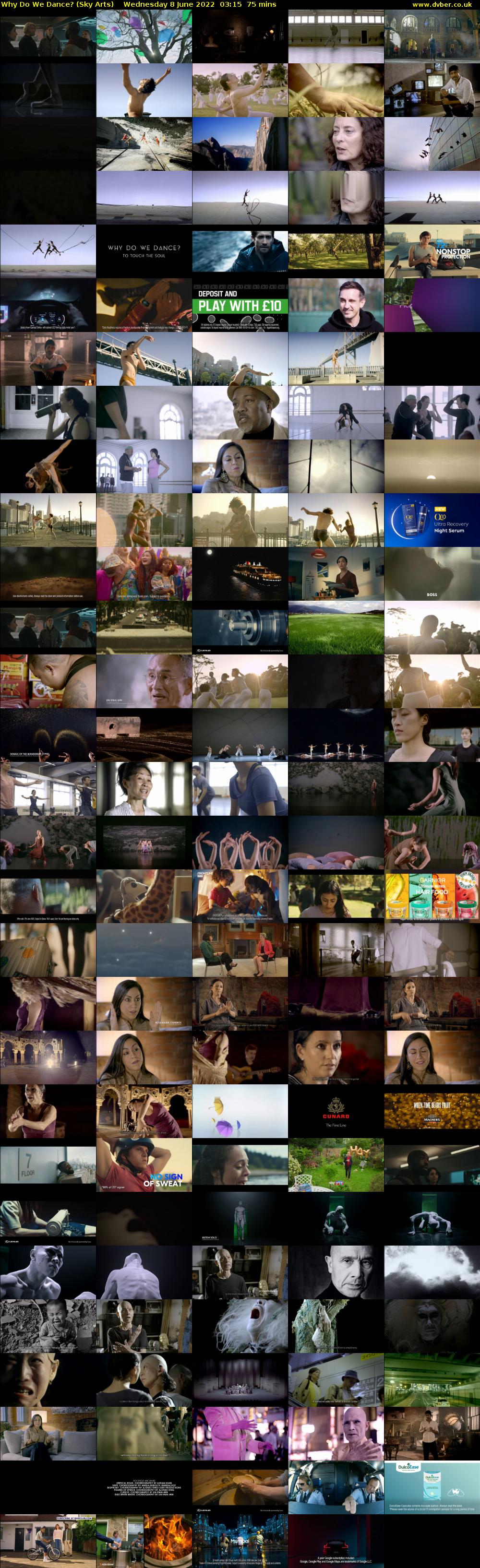 Why Do We Dance? (Sky Arts) Wednesday 8 June 2022 03:15 - 04:30