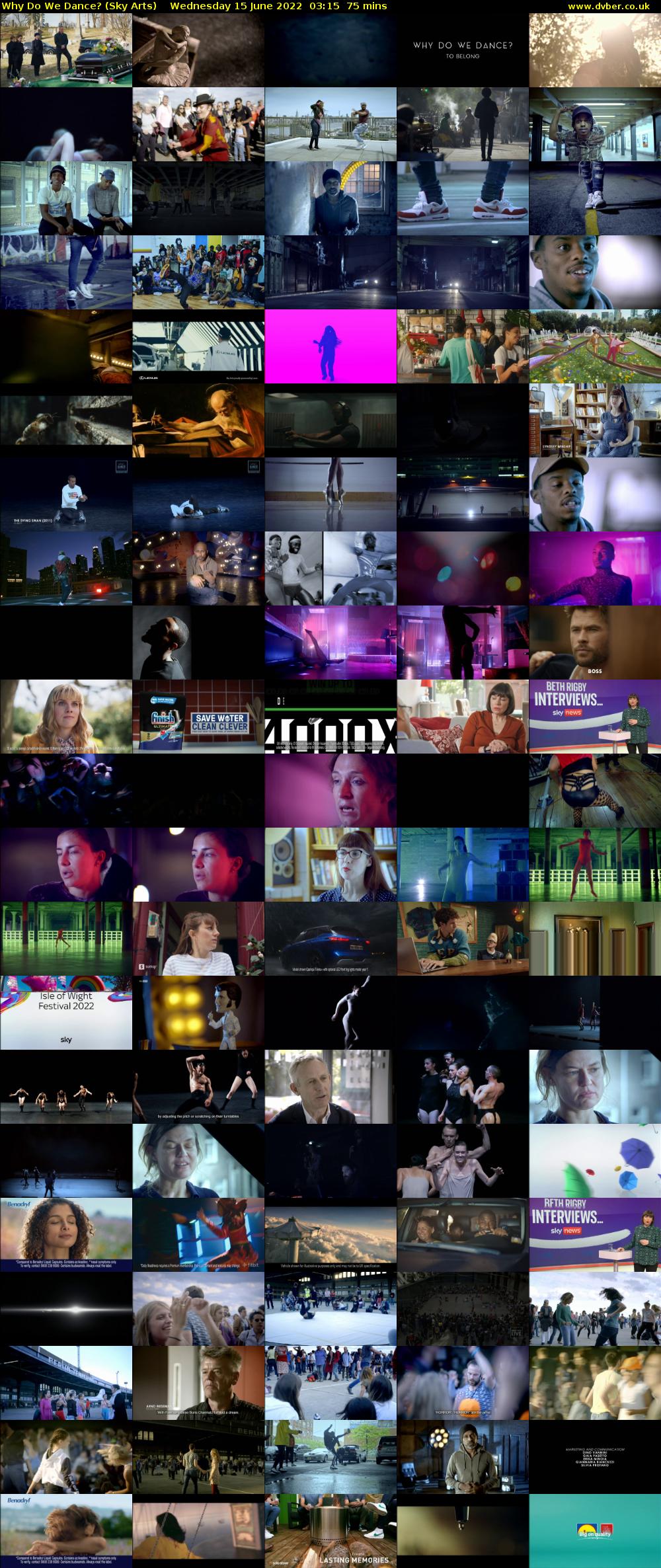 Why Do We Dance? (Sky Arts) Wednesday 15 June 2022 03:15 - 04:30