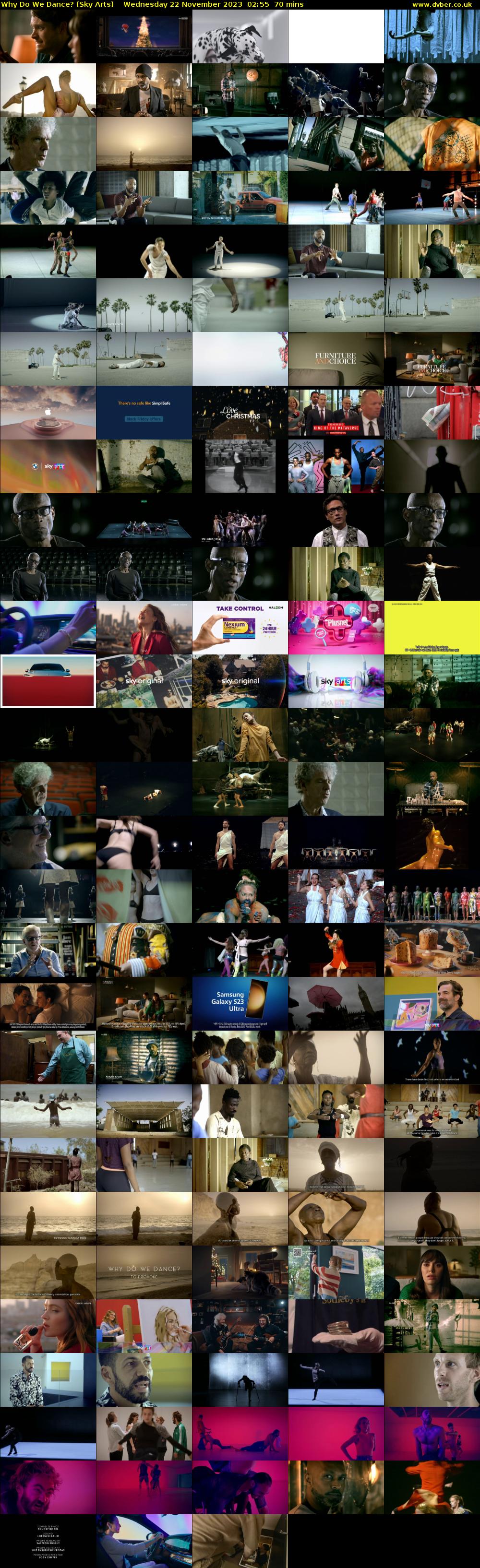 Why Do We Dance? (Sky Arts) Wednesday 22 November 2023 02:55 - 04:05