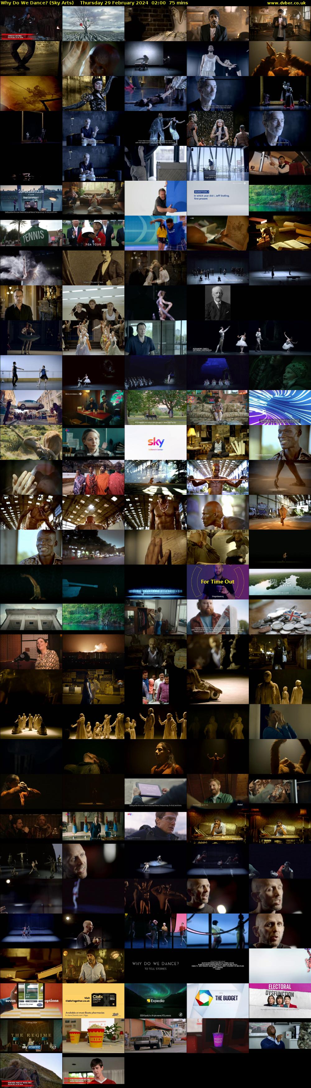 Why Do We Dance? (Sky Arts) Thursday 29 February 2024 02:00 - 03:15