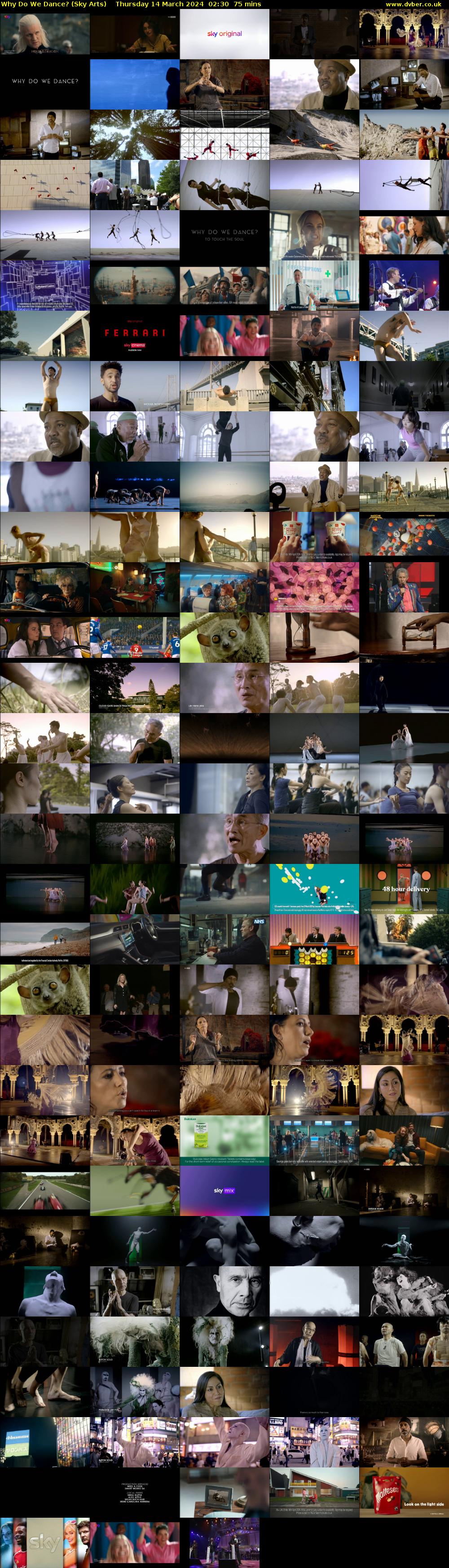 Why Do We Dance? (Sky Arts) Thursday 14 March 2024 02:30 - 03:45