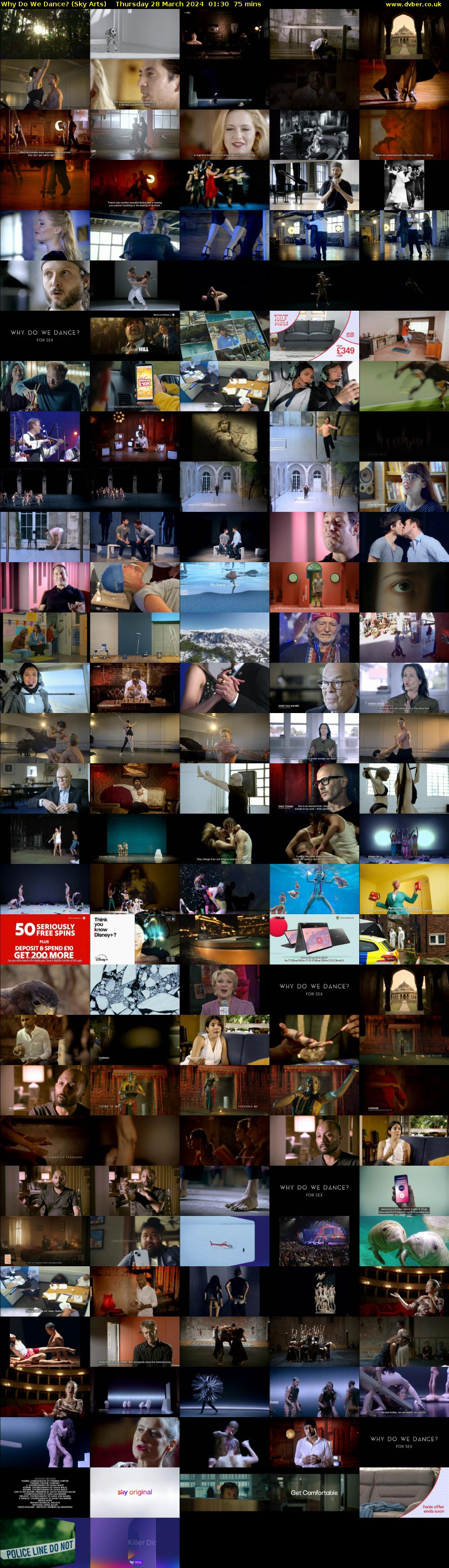 Why Do We Dance? (Sky Arts) Thursday 28 March 2024 01:30 - 02:45