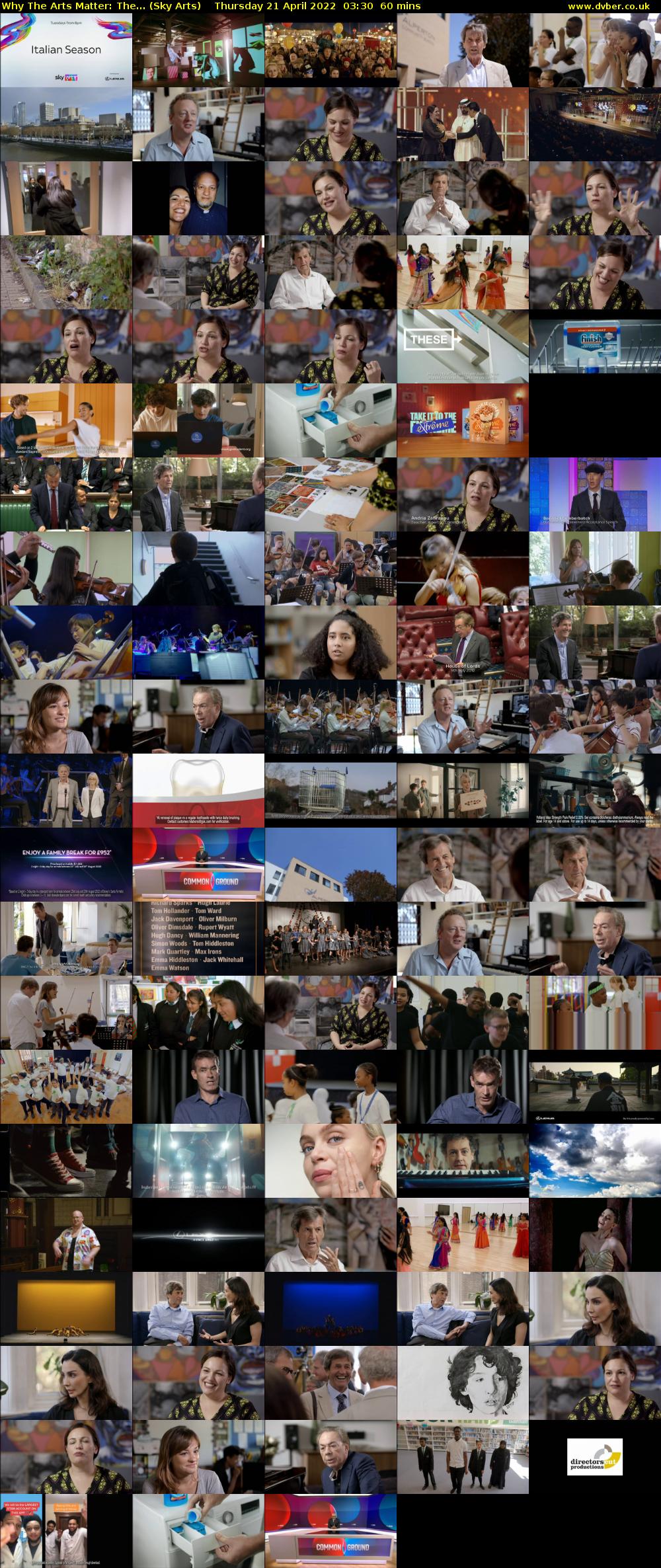Why The Arts Matter: The... (Sky Arts) Thursday 21 April 2022 03:30 - 04:30