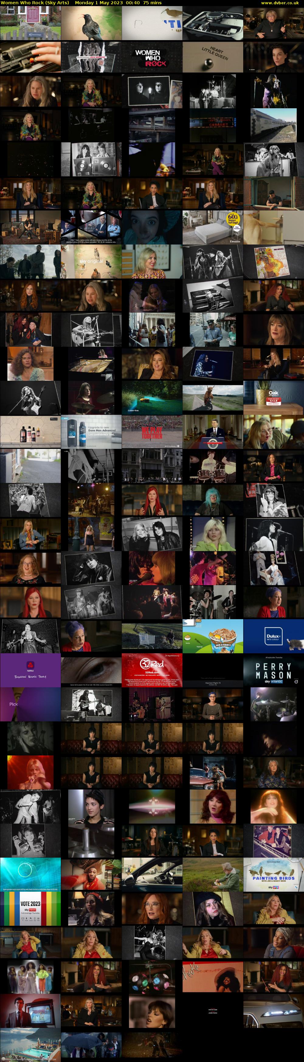 Women Who Rock (Sky Arts) Monday 1 May 2023 00:40 - 01:55