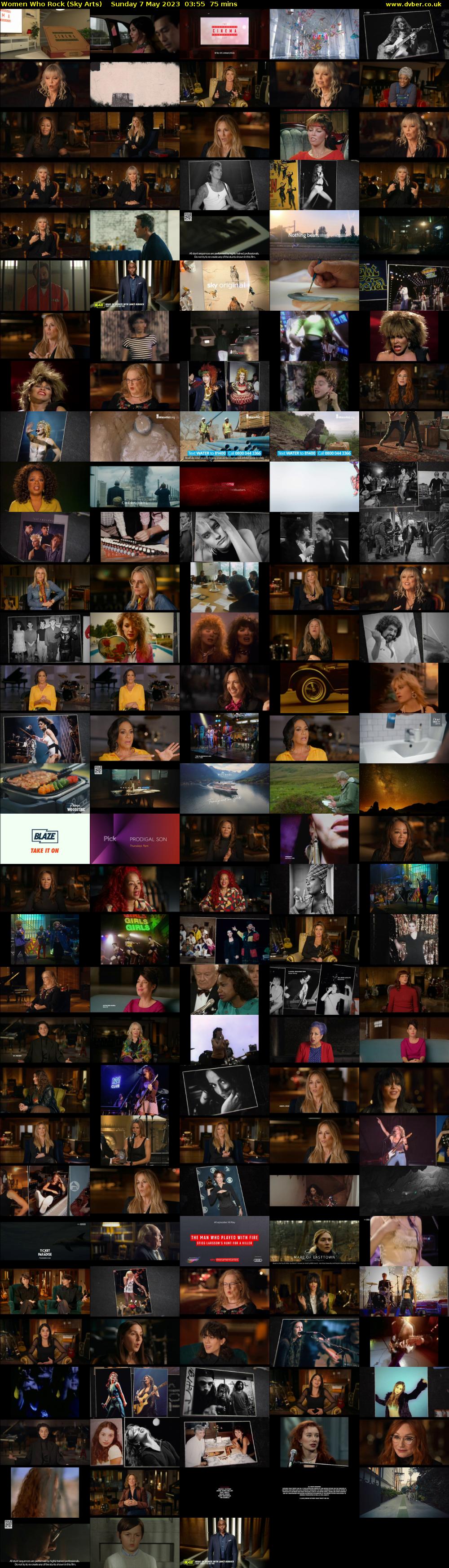 Women Who Rock (Sky Arts) Sunday 7 May 2023 03:55 - 05:10