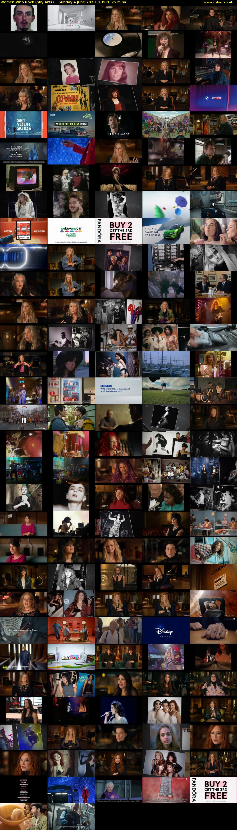 Women Who Rock (Sky Arts) Sunday 4 June 2023 23:00 - 00:15