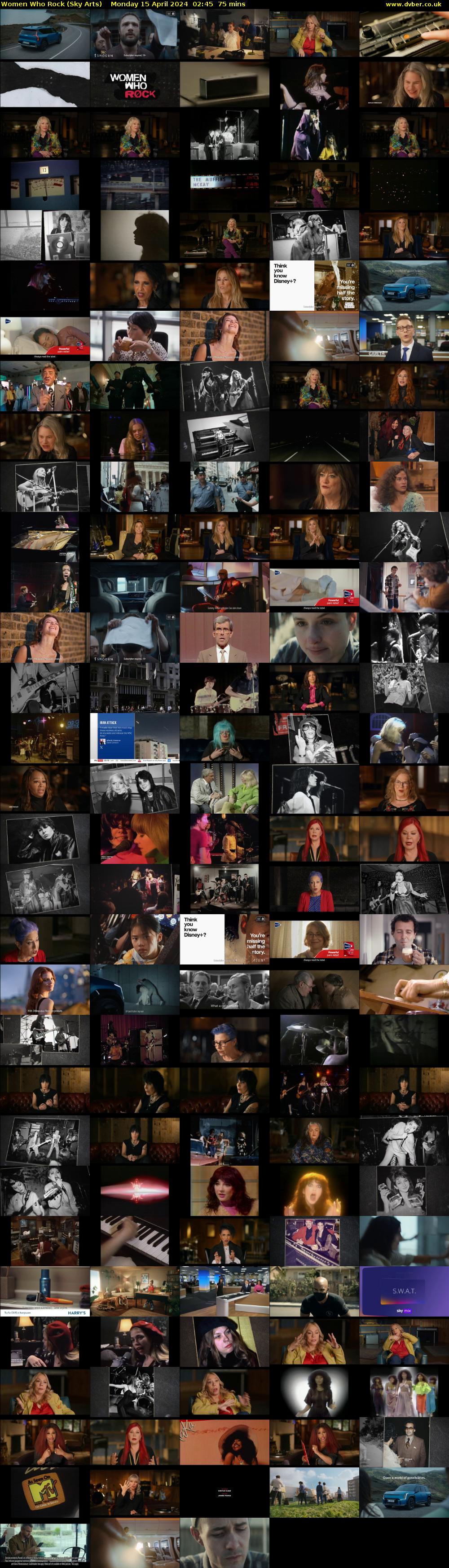 Women Who Rock (Sky Arts) Monday 15 April 2024 02:45 - 04:00